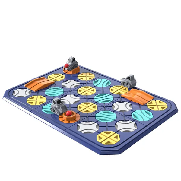 Dual Truck DIY Building Blocks Construction Track Maze Set